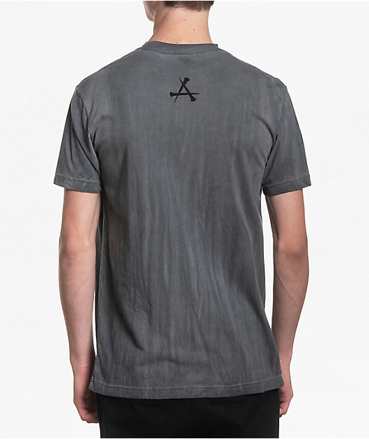 Affliction Nightmare Charcoal Wash T-Shirt