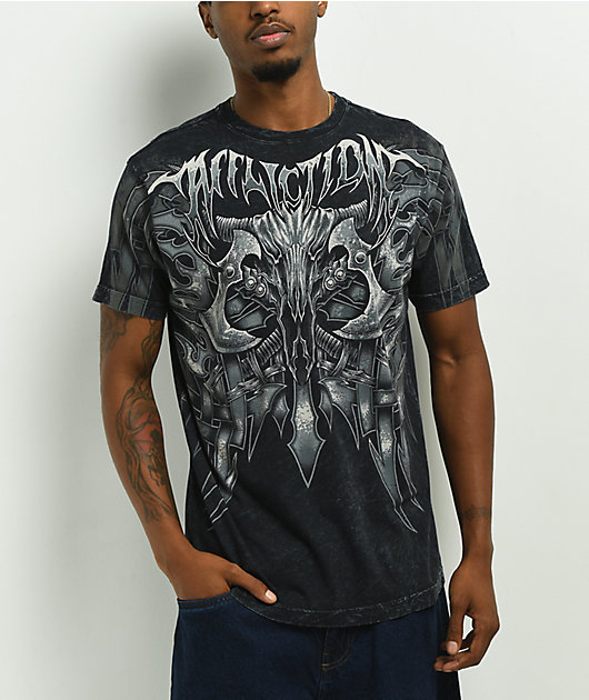 Affliction Nordic Frost Black T-Shirt