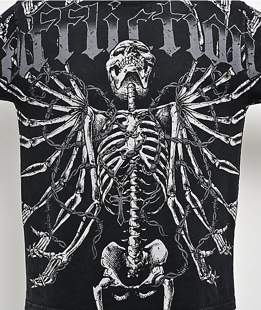 Affliction Obsidian Black Long Sleeve T-Shirt