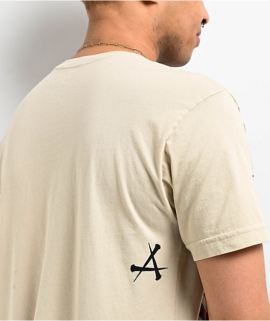 Affliction Pale Sky Tan T-Shirt