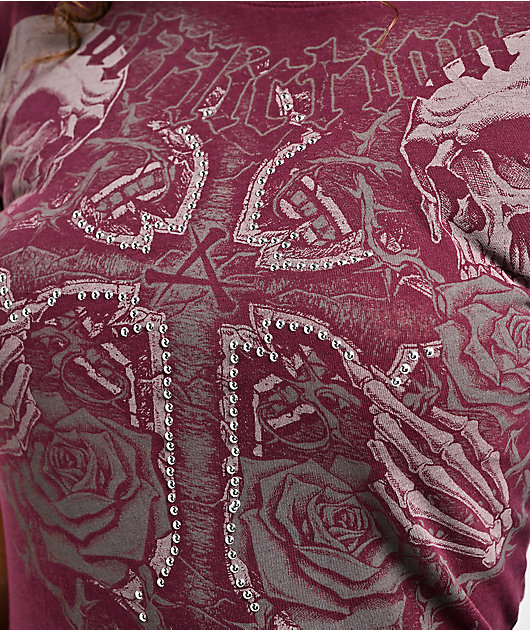 Affliction Poison Epilogue Red T-Shirt