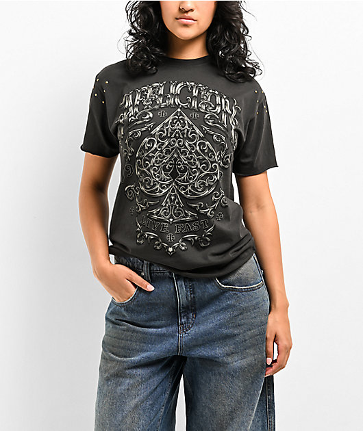 Affliction Polaris Black T Shirt Zumiez