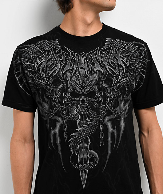 Affliction Primal Tech Black T-Shirt