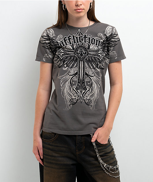 Affliction Promised Grey T-Shirt
