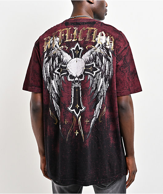 Affliction Prophet Red Wash T-Shirt