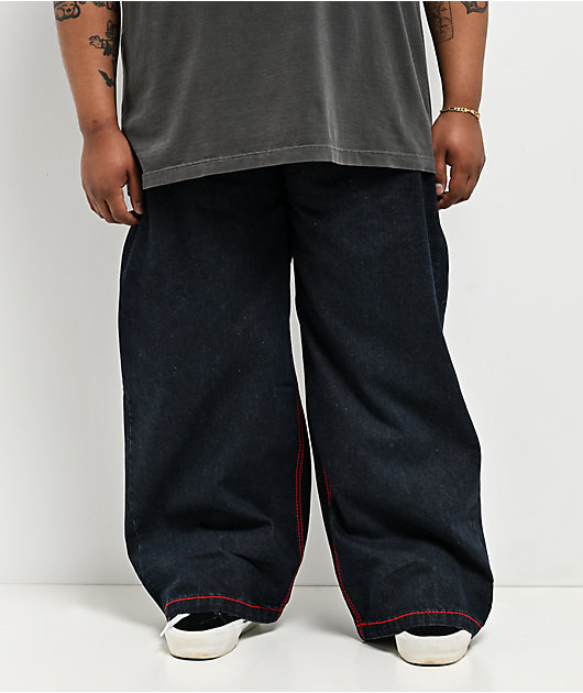 Affliction Reapers Web Dark Wash Ultra Wide Jeans