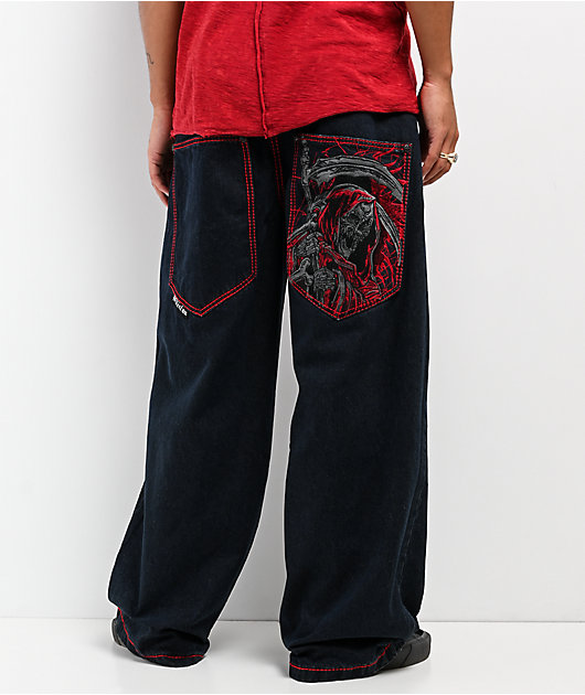 Affliction Reapers Web Dark Wash Ultra Wide Jeans | Zumiez