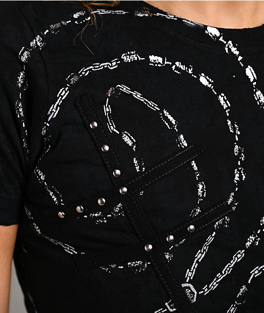 Affliction Rosary Of Life Black T-Shirt