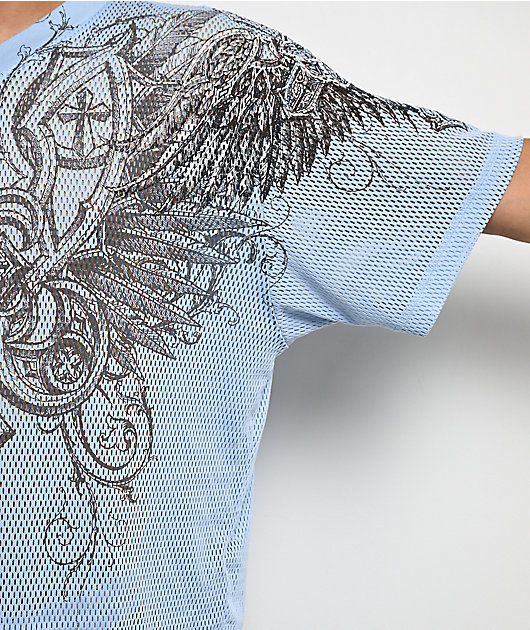 Affliction Saint Peter Blue Jersey