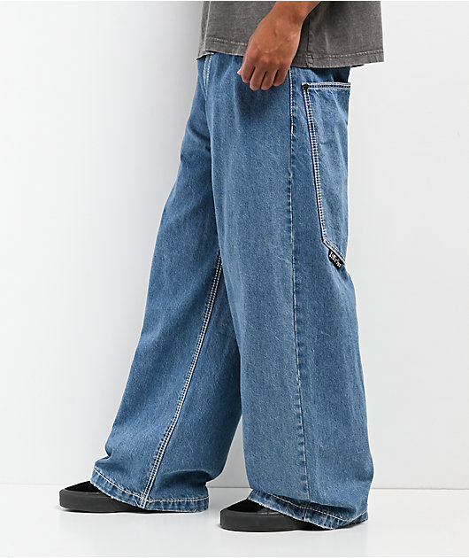 Affliction Seeker Medium Wash Ultra Wide Jeans | Zumiez