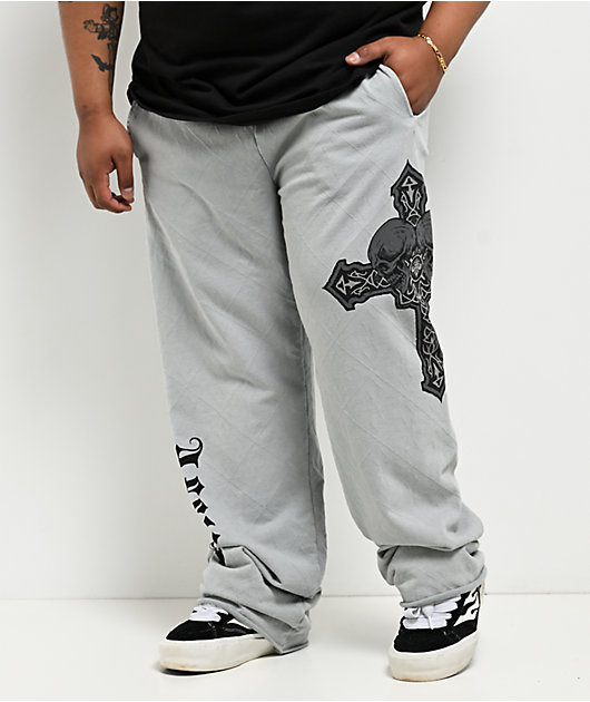 Affliction Seeker Silver Sweatpants