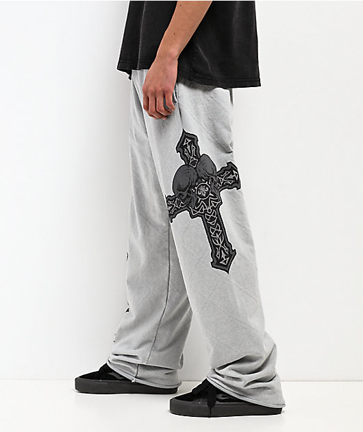 Affliction Seeker Silver Sweatpants | Zumiez