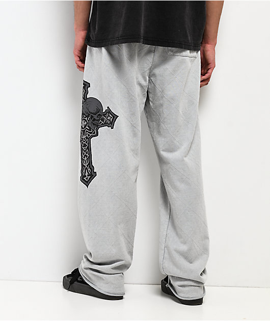Affliction Seeker Silver Sweatpants | Zumiez