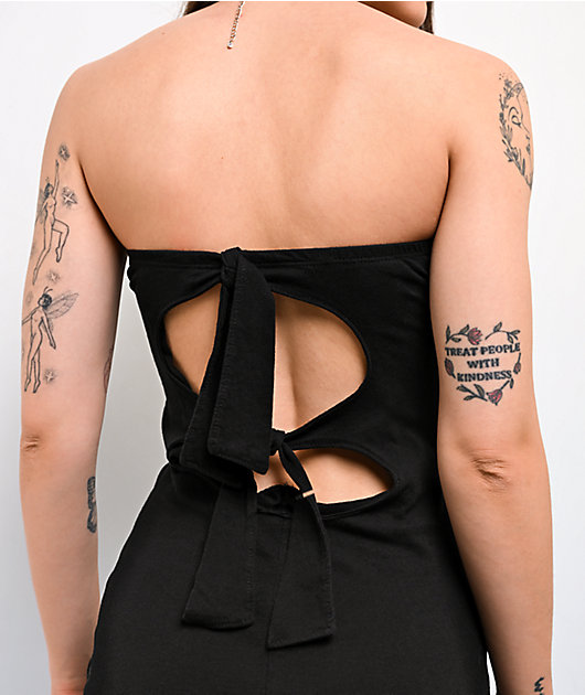 Affliction Shred Fest Black Tube Dress
