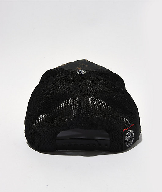 Affliction Spiker Brown & Black Trucker Hat