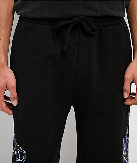 Affliction Toxic Wrath Black Sweatpants