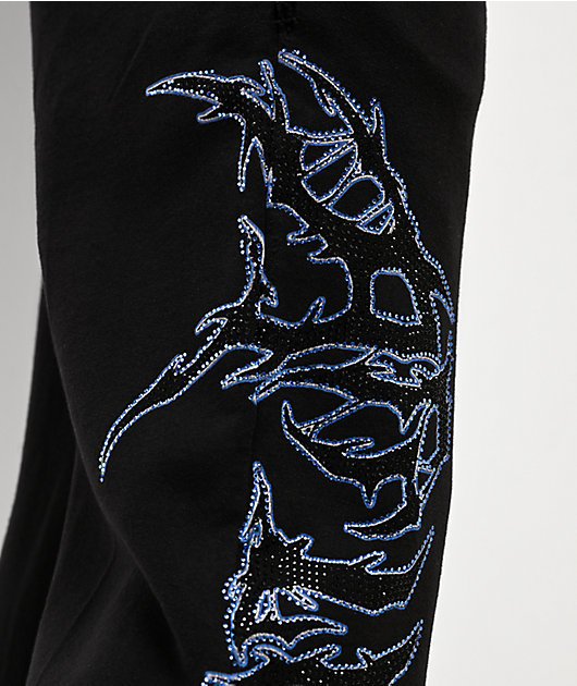 Affliction Toxic Wrath Black Sweatpants
