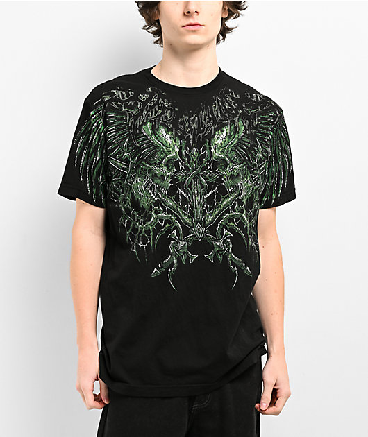 Affliction Toxic Wrath Black T Shirt Zumiez