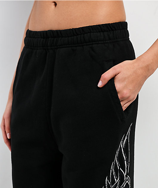 Affliction Widowmaker Black Sweatpants