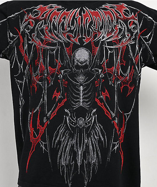Affliction Withered Scorn Black Wash T-Shirt