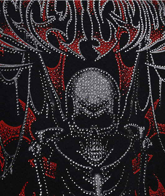 Affliction Withered Scorn Black Wash T-Shirt