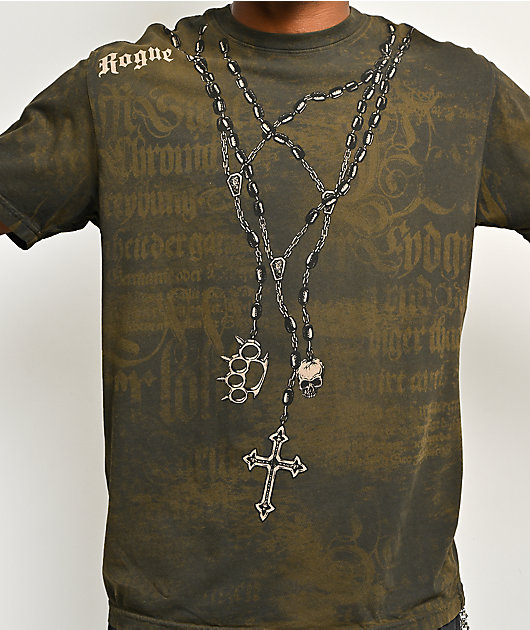 Affliction x Rogue Saints Olive T-Shirt
