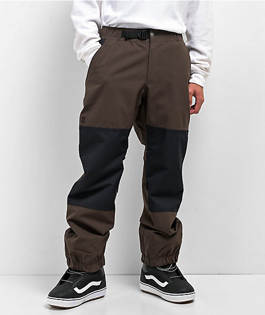 Airblaster Elastic Boss Brown 15K Snowboard Pants | Zumiez