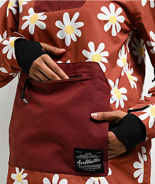 Airblaster Freedom Rust Big Daisy 10K Anorak Snowboard