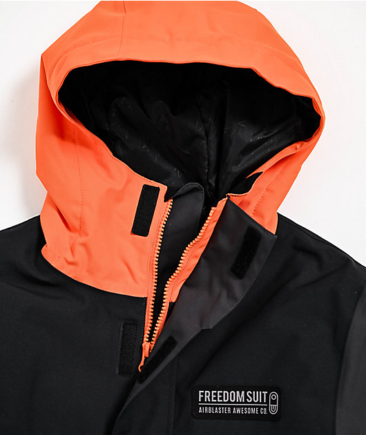 Airblaster Kids Freedom Black & Orange 15K Snow Suit | Zumiez