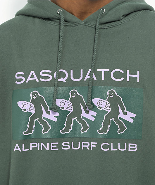 Airblaster Sasquatch Green Hoodie Zumiez