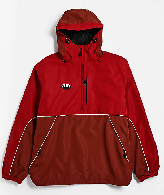 Airblaster Shifty Pullover Red 10K Snowboard Jacket | Zumiez