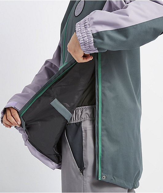 Airblaster Trenchover Spruce & Lavender 15K Snowboard Jacket