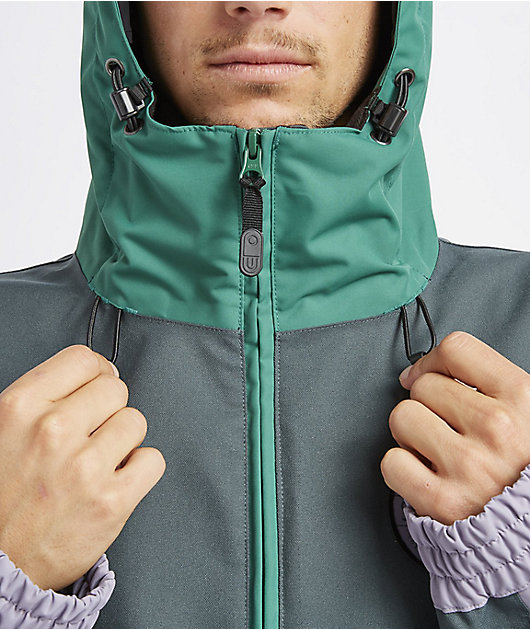 Airblaster Trenchover Spruce & Lavender 15K Snowboard Jacket