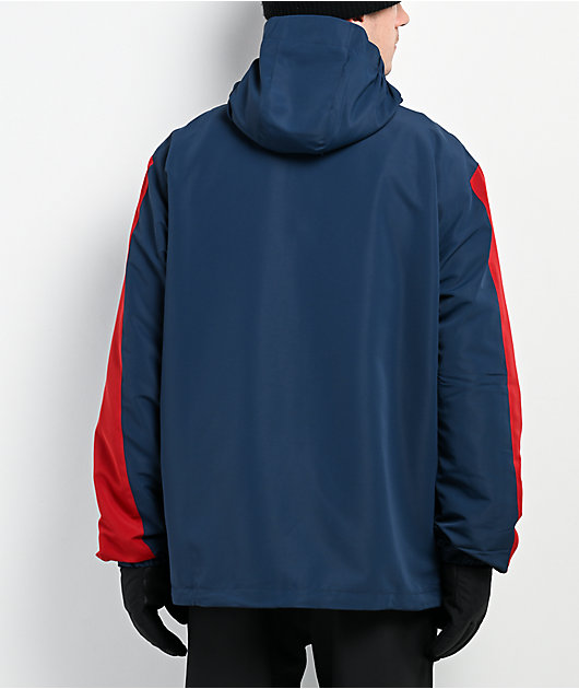 Airblaster x Honey Bucket Windshell Blue Snowboard Jacket | Zumiez