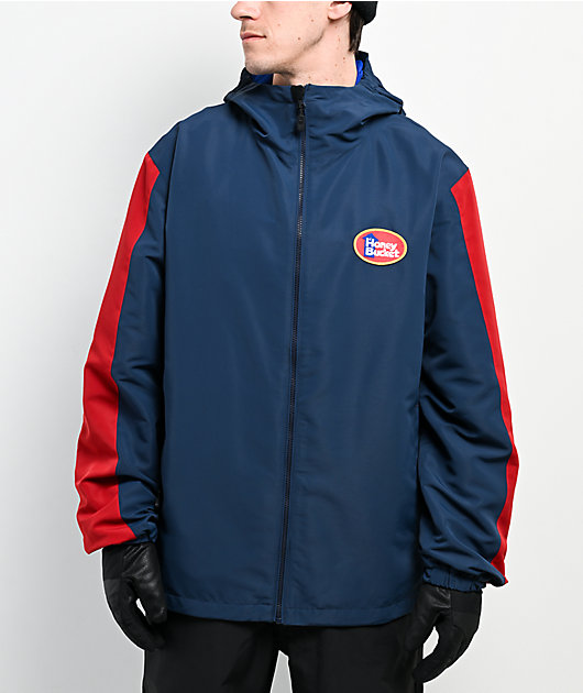Airblaster x Honey Bucket Windshell Blue Snowboard Jacket | Zumiez