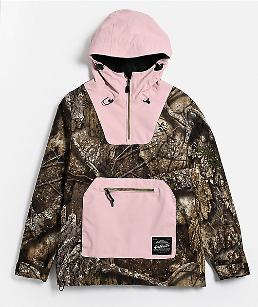 Airblaster x Realtree APX® Freedom Natural & Camo 10K Anorak Snowboard Jacket