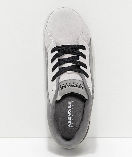 Airwalk One Charcoal \u0026 Grey Skate Shoes 