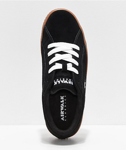 Airwalk The One Black \u0026 Gum Skate Shoes 