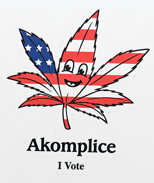 Akomplice Legalize It Sticker