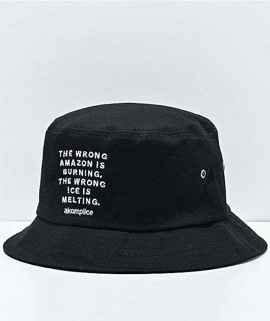 Akomplice Wrong Amazon Black Bucket Hat