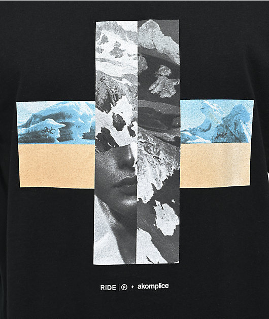 Akomplice x Ride Ice Aid Black T-Shirt