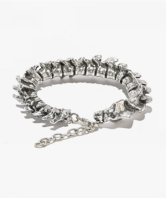 Alchemy Of England Vertebrae Pewter Bracelet