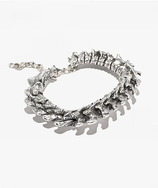 Alchemy Of England Vertebrae Pewter Bracelet