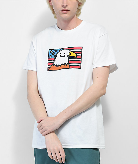 Alex's Stupid Studio Eagle White T-Shirt