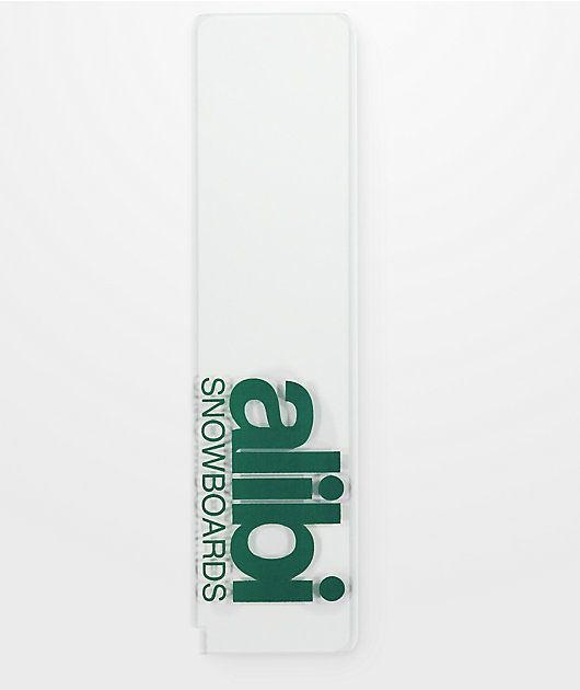 Alibi Clear Snowboard Wax Scraper