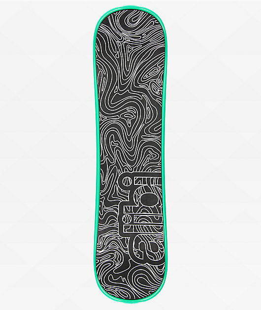Alibi Topo Map 35" Green Snow Skate
