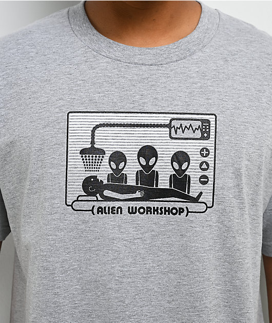Alien Workshop Abduction Rays Grey T-Shirt