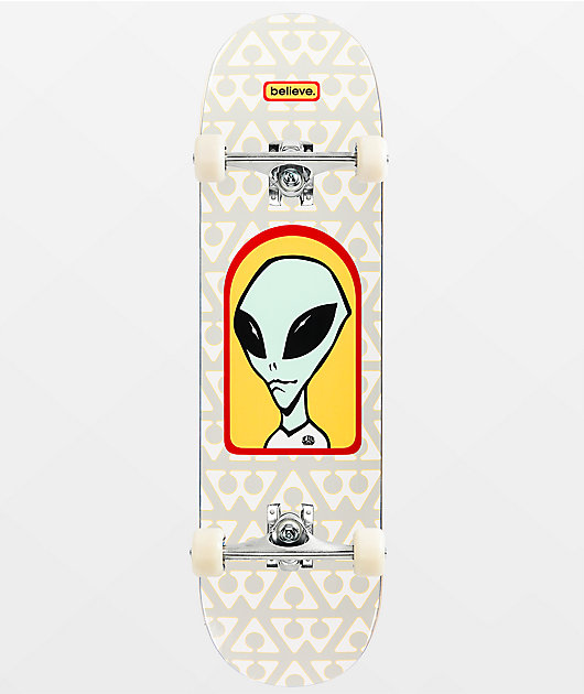 Alien Workshop Believe Pattern 8.625" Assembled Skateboard Complete