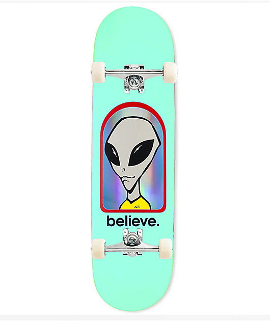 Alien Workshop Believe Reality PLEXI LAM 8.25" Assembled Skateboard Complete