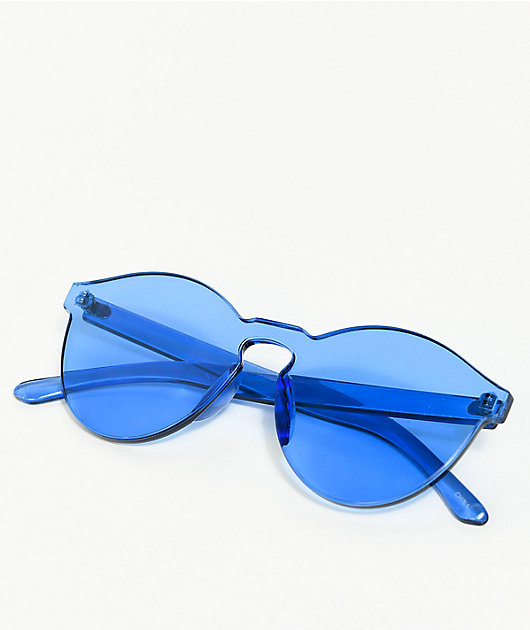 all blue sunglasses